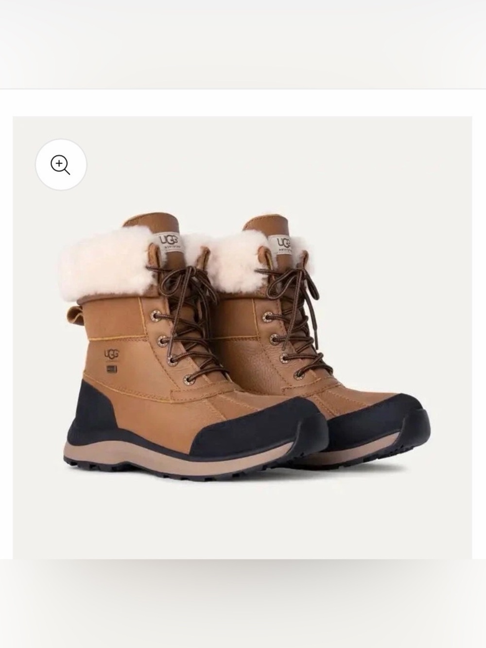 UGG womens Adirondack III winter boots womens sz 8.5